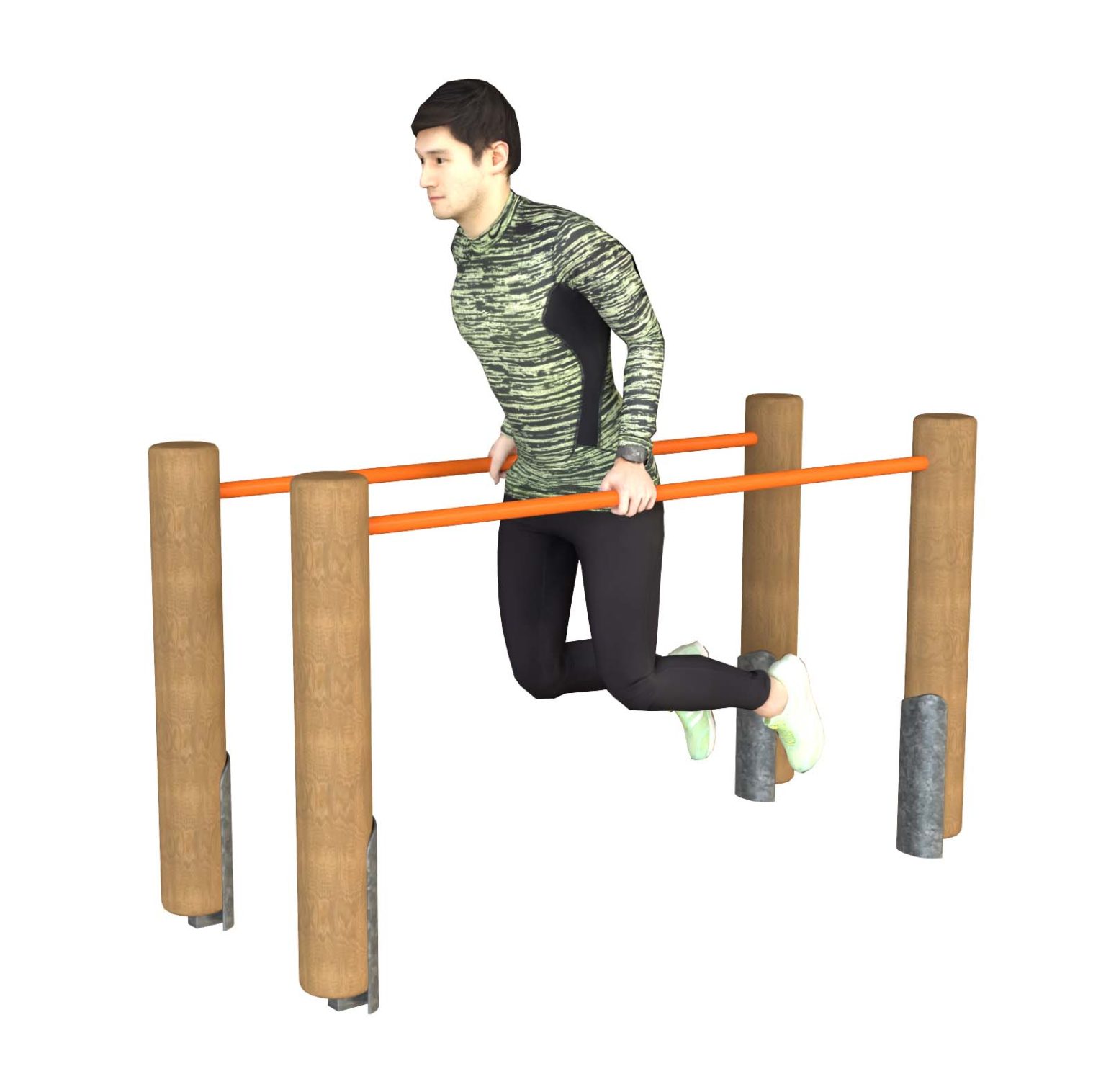 Playground Parallel Bars From Playdale | Made In UK
