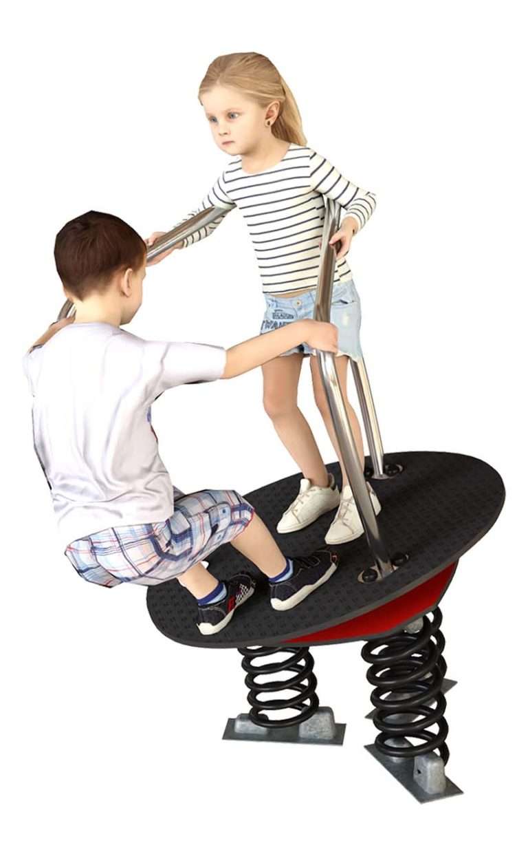 Circular Playground Rocker Spinner By Playdale Playgrounds - Made In The UK