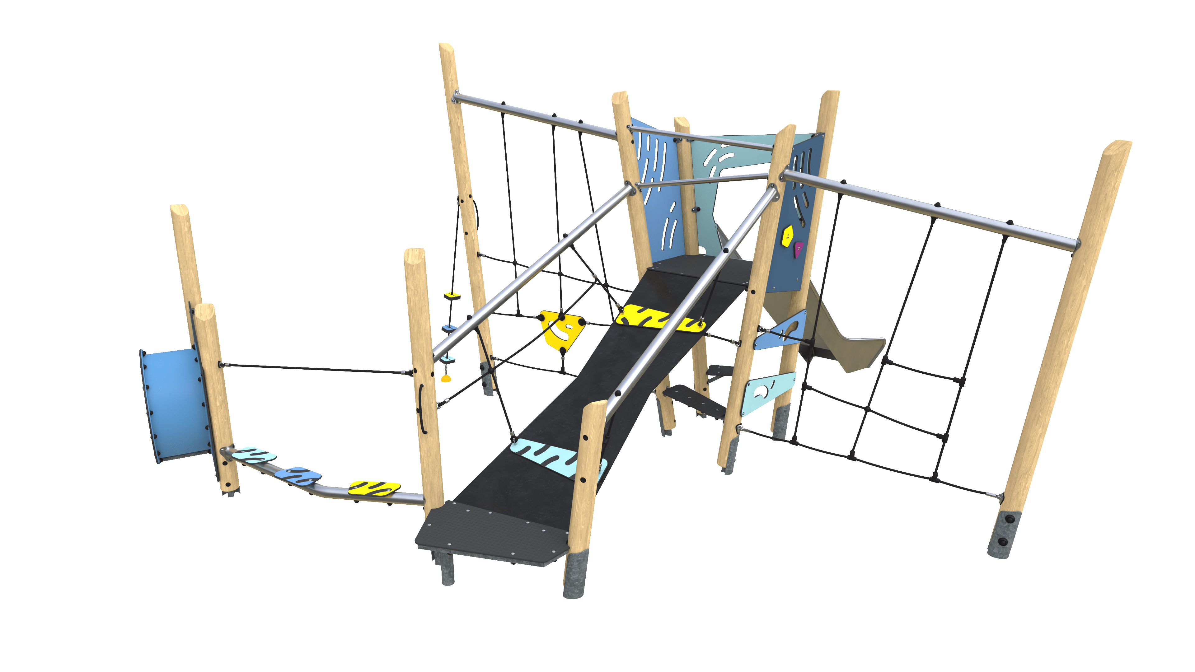 FUSE 1.5m Play System 2-Blue-Steel Slide-02