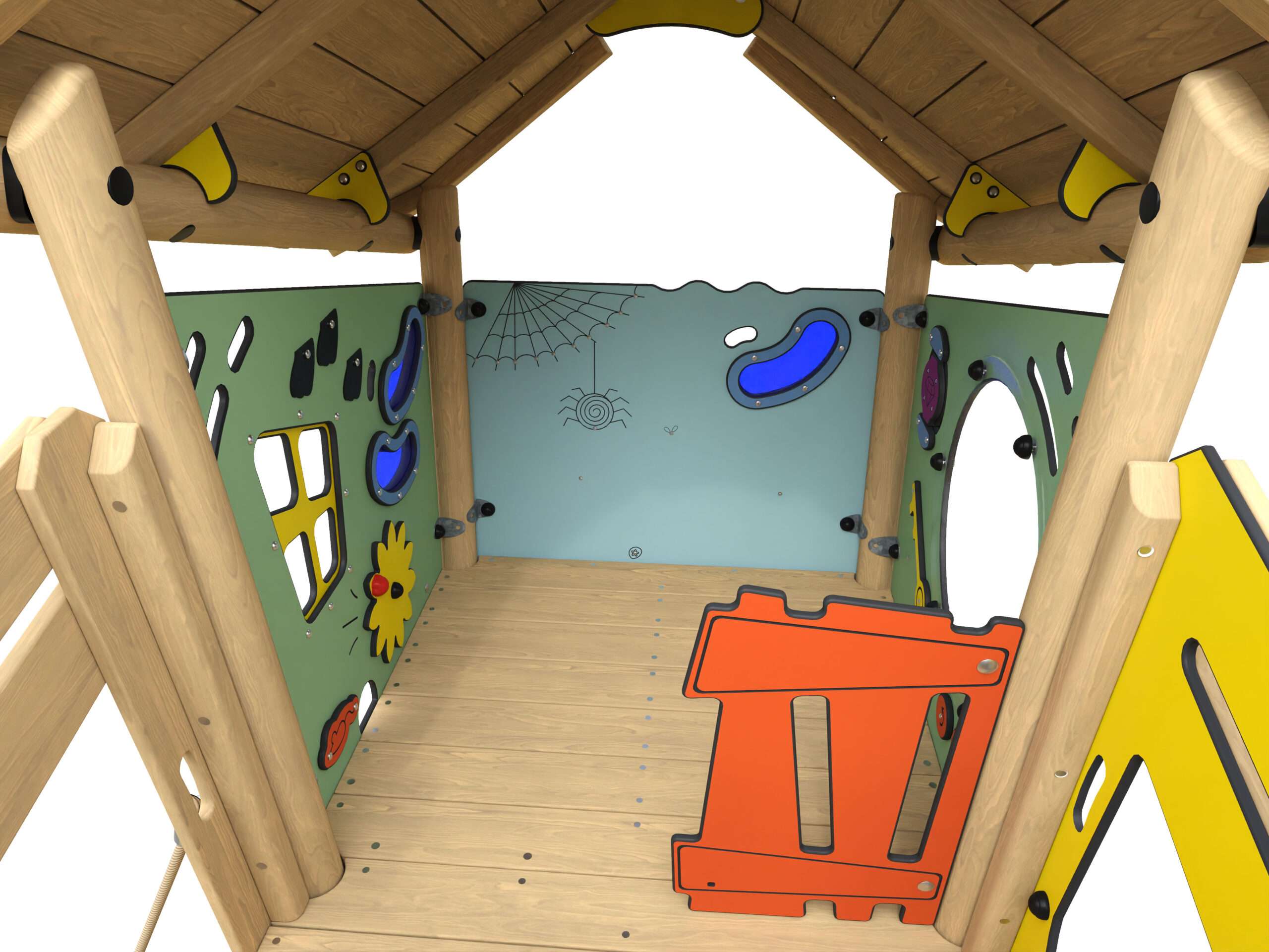 Story Den with Slide - Steel Slide 03