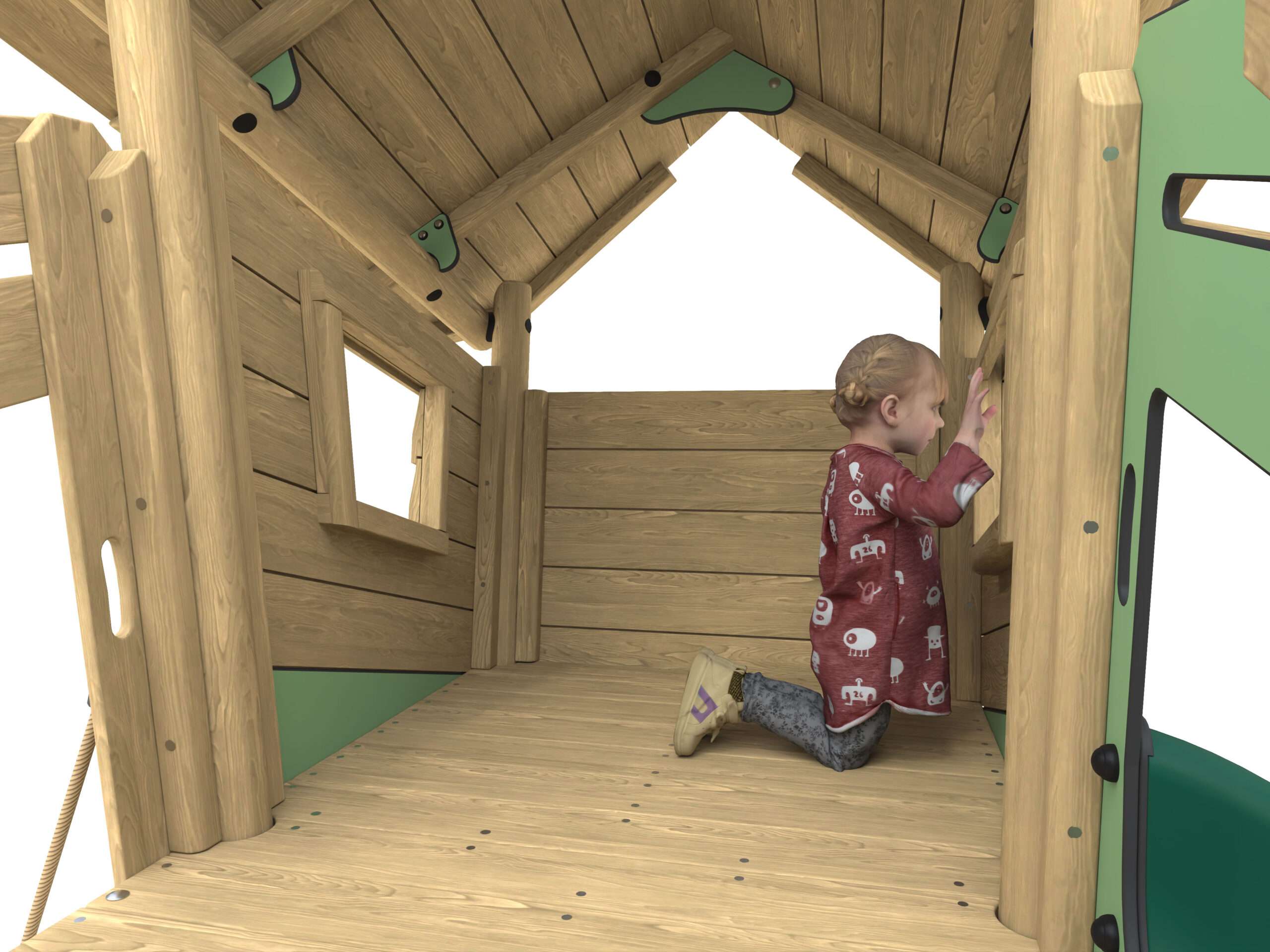 Woodland Den Plus - Plastic Slide - Kids 03