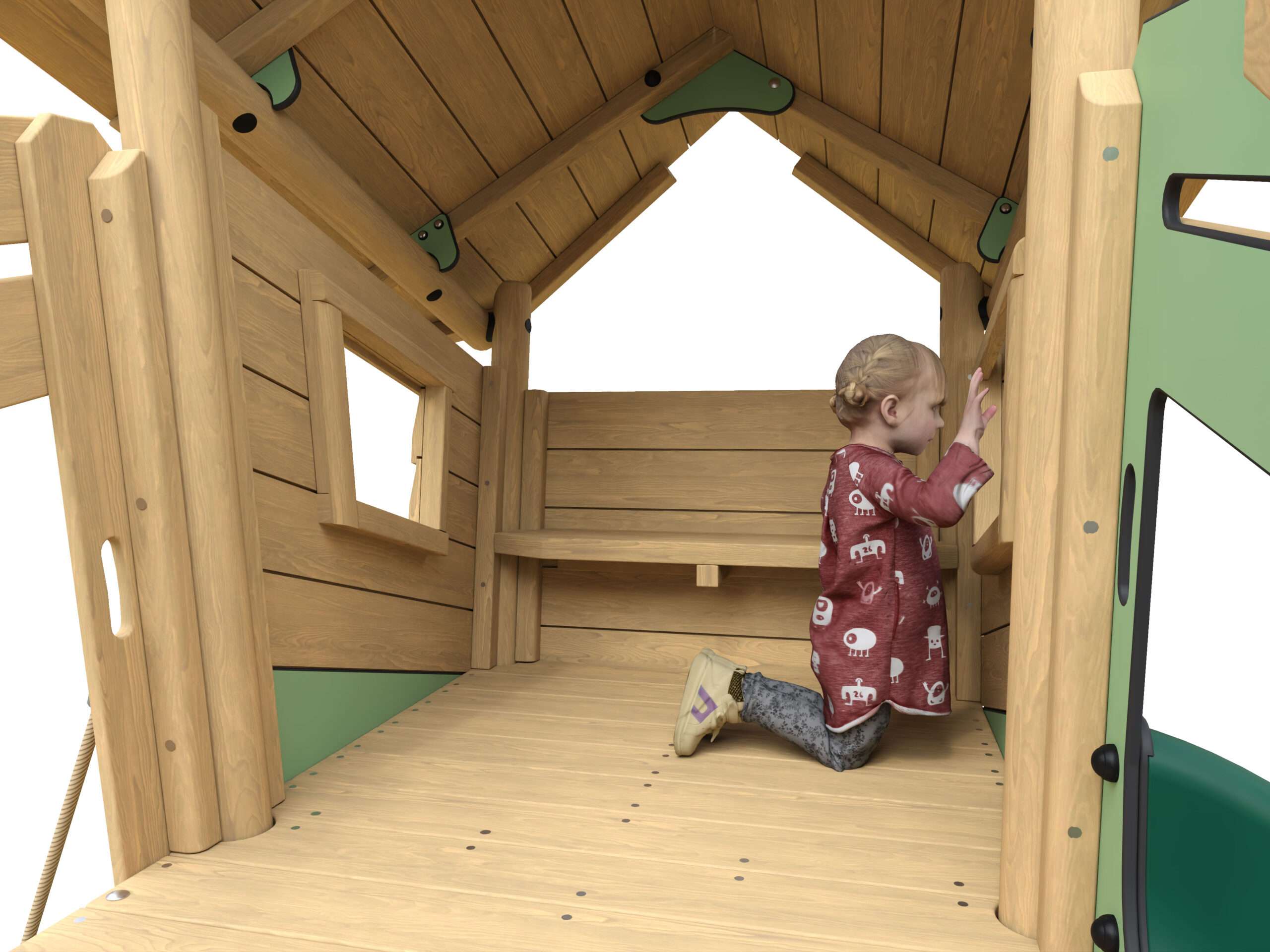 Woodland Den Plus - Plastic Slide - Kids 03